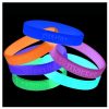 Silicone Wristbands Glow in Dark