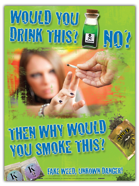 Fake Weed Prevention (Synthetic Marijuana) Mini-Poster
