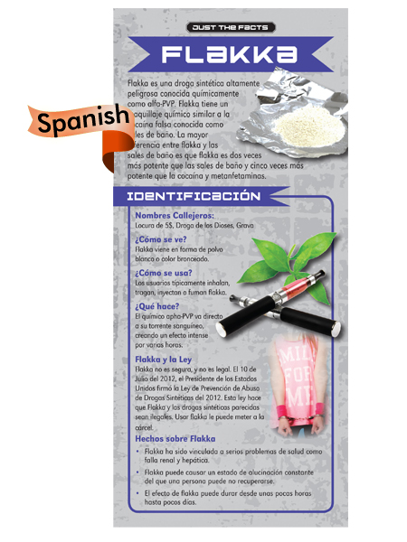 *SPANISH* Just the Facts Rack Card: Flakka