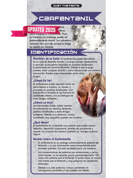 *SPANISH* Just the Facts Rack Card: Carfentanil