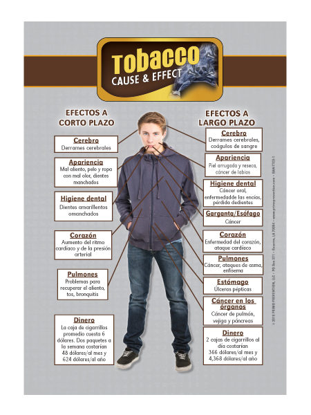 *SPANISH* Table Top Retractable Banner C&E Tobacco