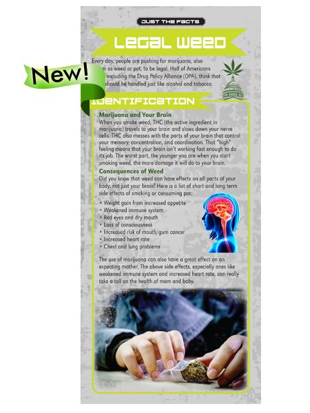 Just the Facts Rack Card: Legal Weed