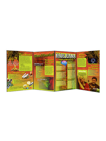 Effects & Hazards of Marijuana Folding Display